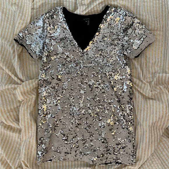 Sequin Cocktail Dress by 1.State - Picture 2 of 12